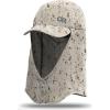 Outdoor Research Astroman Sun Cape Cap | Lightweight Neck Flap Hiking & Running Hat, UPF 30 Protection Ball Cap, Men & Women(Gravel Creekside Print)