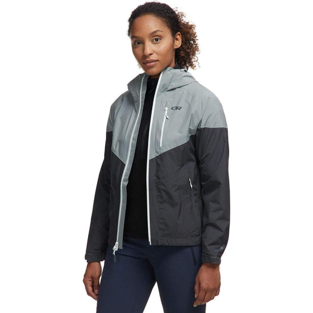 imageOutdoor Research Womens Aspire Lightweight Hooded Packable Rain Jacket