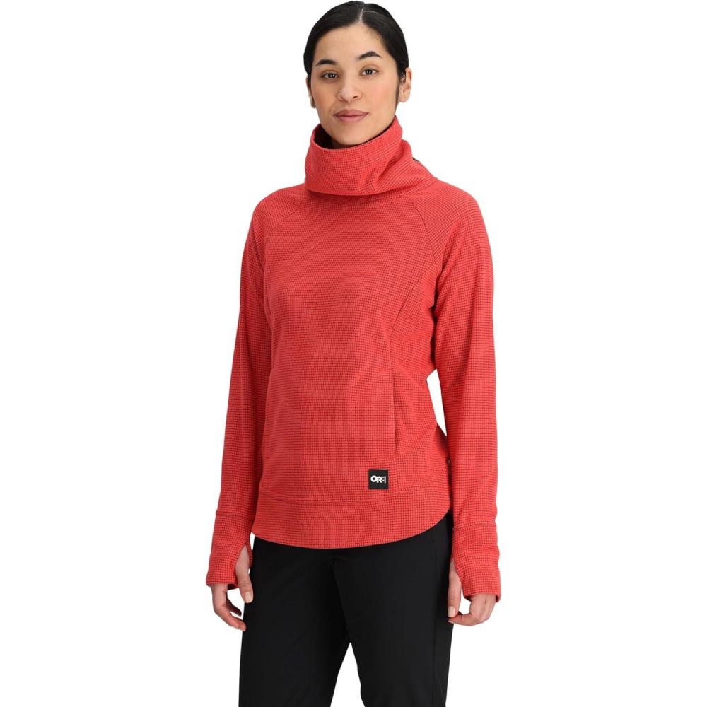 imageOutdoor Research Womens Trail Mix Fleece Cowl PulloverSunrise