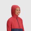 Outdoor Research Women’s Astroman Sun Hoodie – Lightweight Wicking Quarter Zip Hoodie(Rhubarb/Naval Blue)