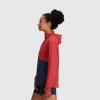Outdoor Research Women’s Astroman Sun Hoodie – Lightweight Wicking Quarter Zip Hoodie(Rhubarb/Naval Blue)