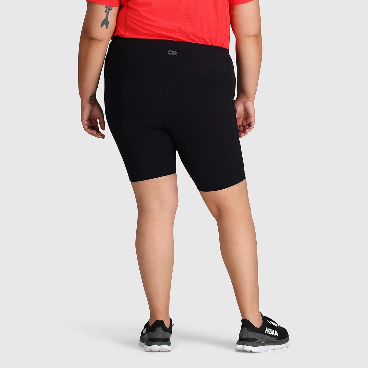 imageOutdoor Research Womens AdVantage Shorts 10 Inseam  High Waist Bike ShortsBlack