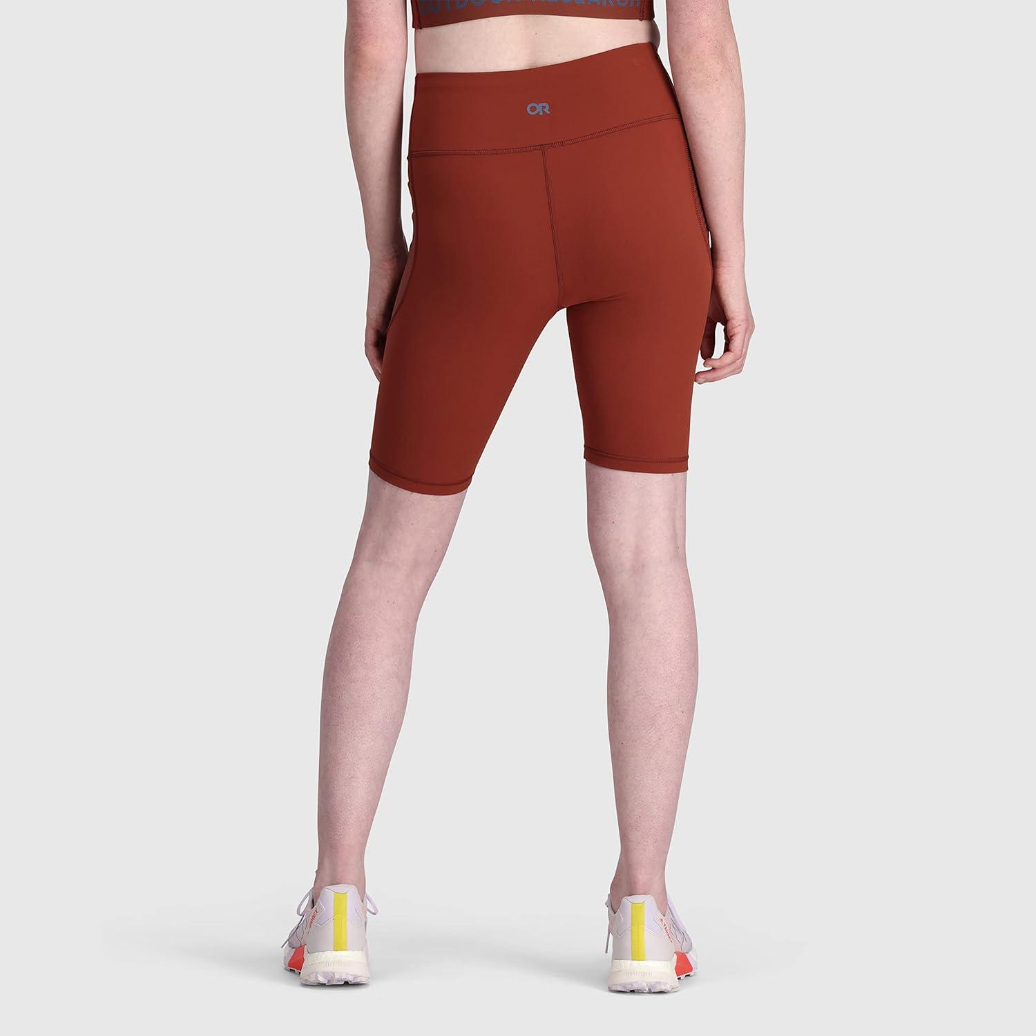 imageOutdoor Research Womens AdVantage Shorts 10 Inseam  High Waist Bike ShortsBrick