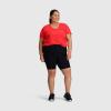 Outdoor Research Women’s Ad-Vantage Shorts, 10” Inseam – High Waist Bike Shorts(Black)
