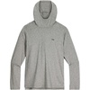 Outdoor Research Men’s ActiveIce Spectrum Sun Hoodie | Self Cooling, Quick Dry, 3 Panel Hood, UPF 50+, Standard Fit(Grey Heather)