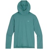 Outdoor Research Men’s ActiveIce Spectrum Sun Hoodie | Self Cooling, Quick Dry, 3 Panel Hood, UPF 50+, Standard Fit(Neptune)