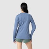 Outdoor Research Women’s ActiveIce Spectrum Sun Long Sleeve Tee, Ascent Blue Heather, Medium