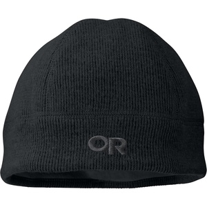 Outdoor Research Flurry Beanie, Alpin-Wool, Moisture Wicking(Black)