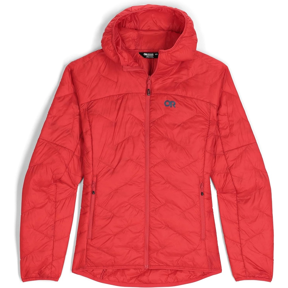 image:imageOutdoor Research Womens Ferrosi Hoodie  QuickDrying amp UV 50 Sun ProtectionRhubarb