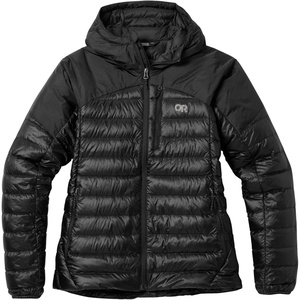 Outdoor Research Women’s Helium Down Hoodie(Solid Black)